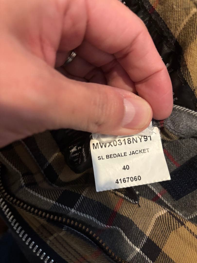 barbour bedale sl 40 ネイビー　バブアー　ビデイル