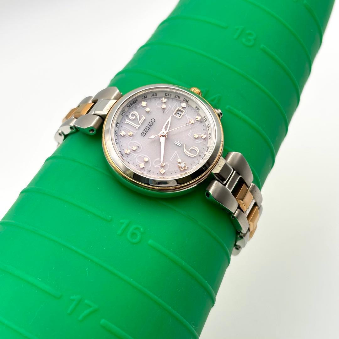 SEIKO LUKIA/ ルキア レディダイヤ 電波時計 lk 1P ソーラー