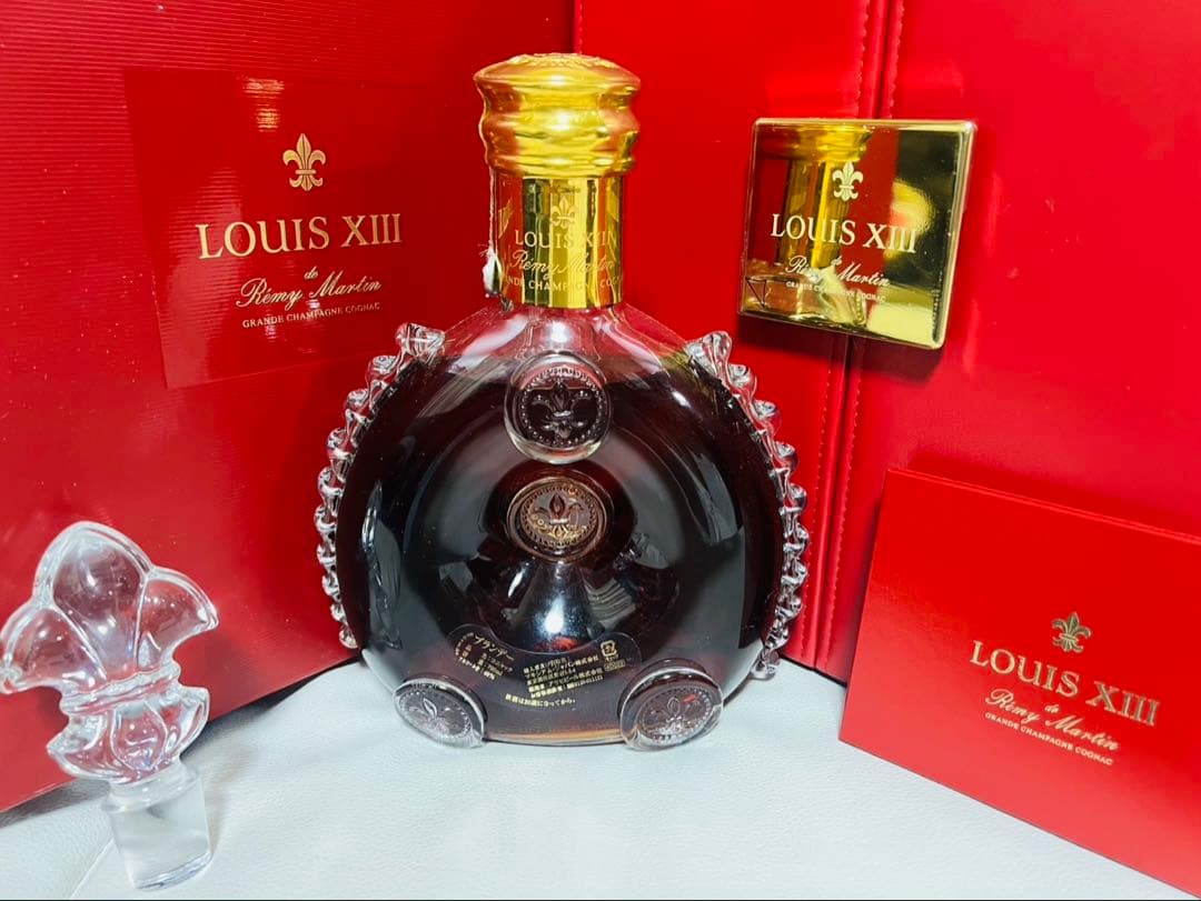 レミーマルタン ルイ13世　バカラ　冊子・替栓・化粧箱・外箱！未開封　正規品
