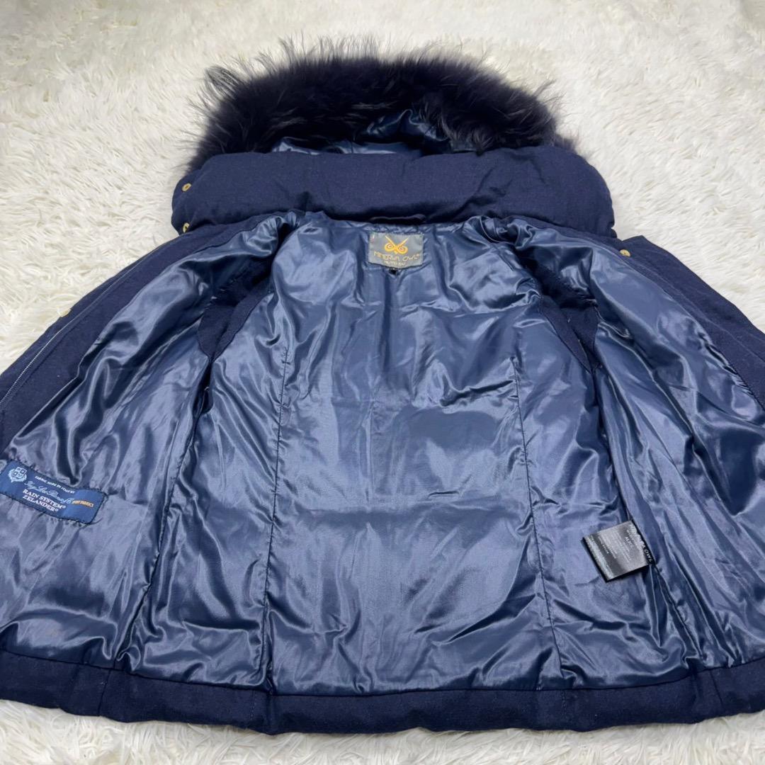 希少✨ロロピアーナ ミネルヴァ グースダウン ダウンベスト Sサイズ　ネイビー