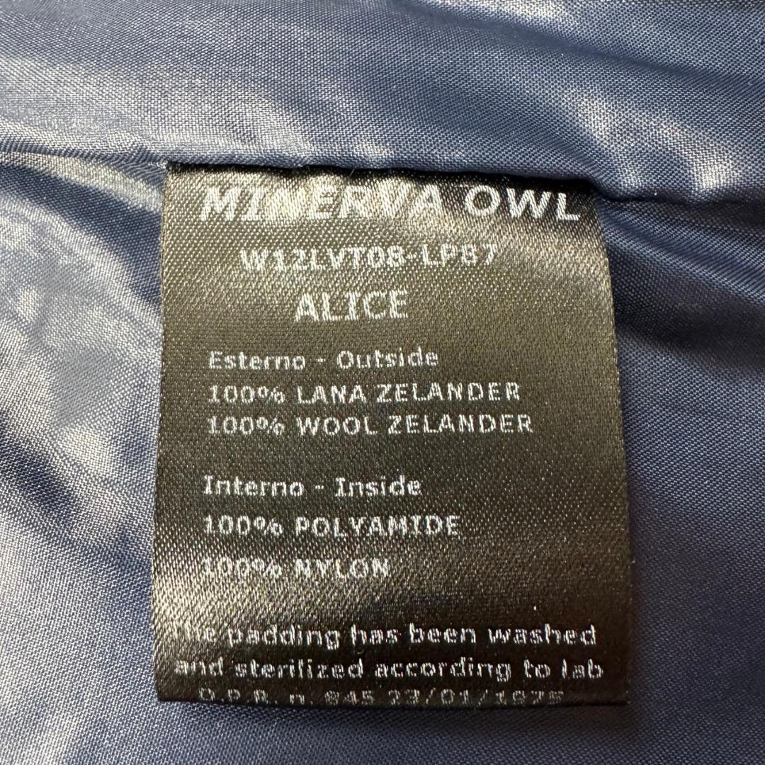 希少✨ロロピアーナ ミネルヴァ グースダウン ダウンベスト Sサイズ　ネイビー