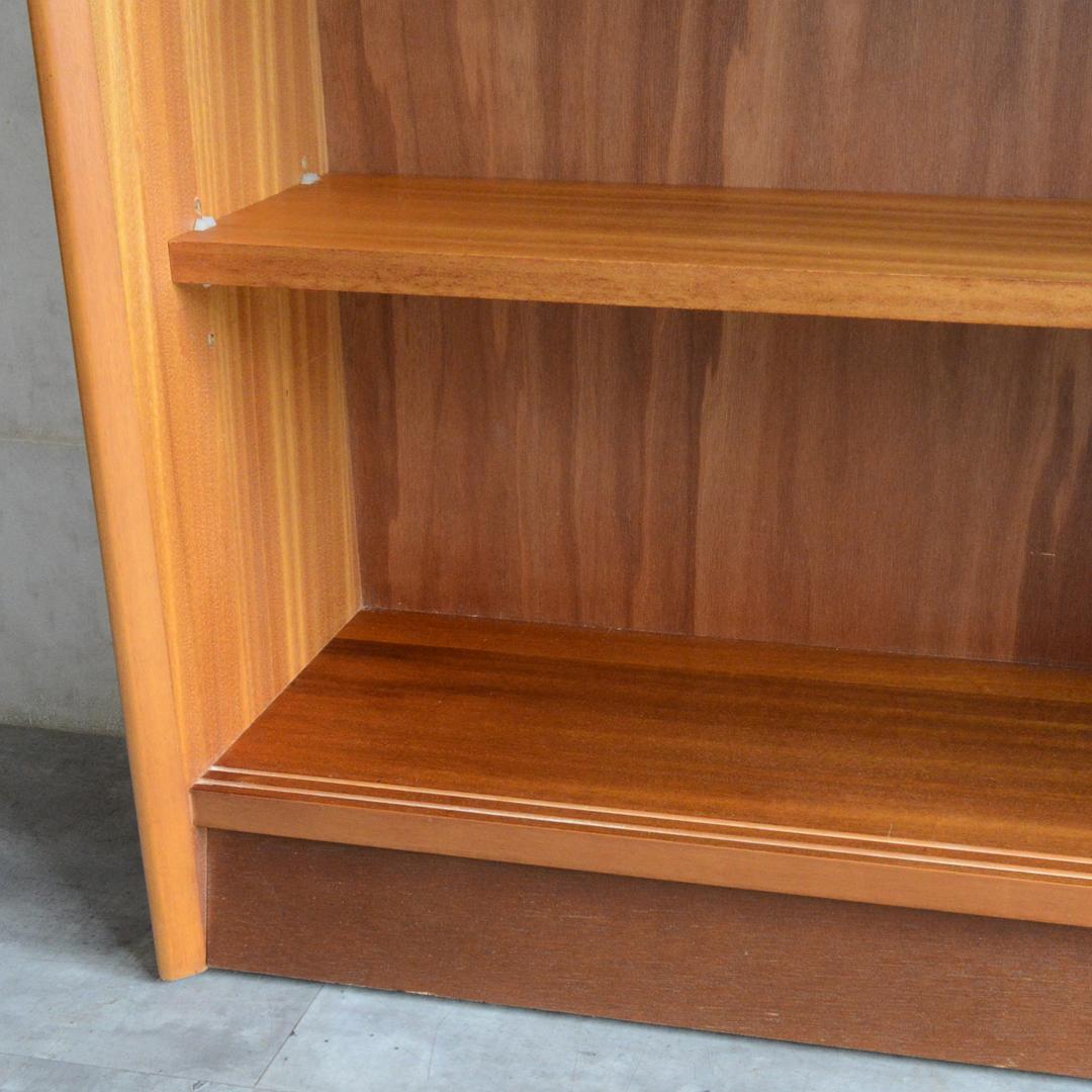 イギリスヴィンテージ チーク ガラスキャビネット ディスプレイ 飾り棚 本棚