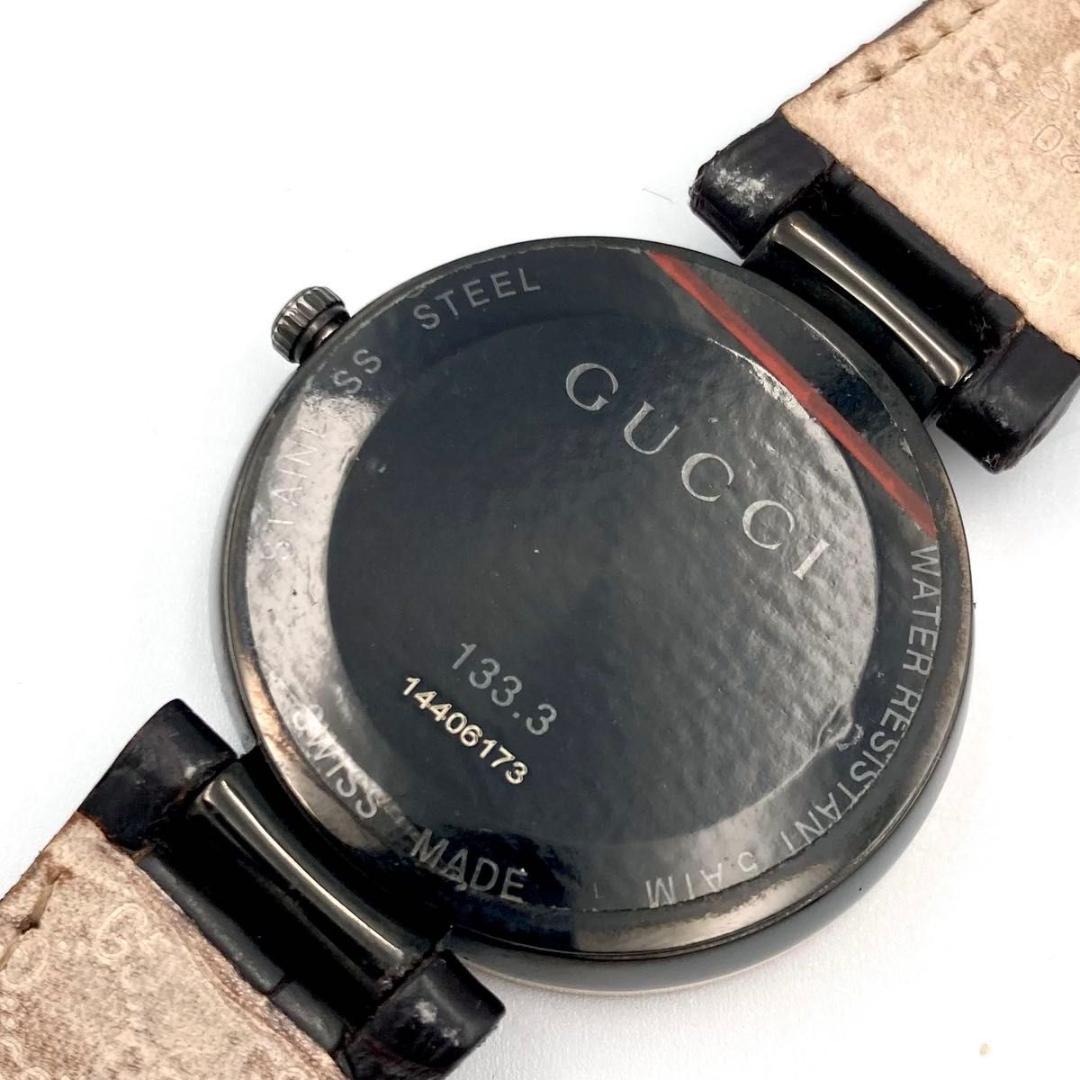 299 グッチ 133.3 腕時計 クォーツ Gロゴ インターロッキング 稼働