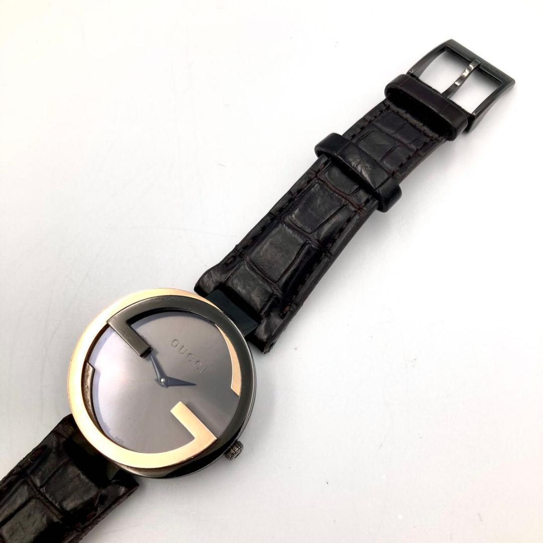 299 グッチ 133.3 腕時計 クォーツ Gロゴ インターロッキング 稼働