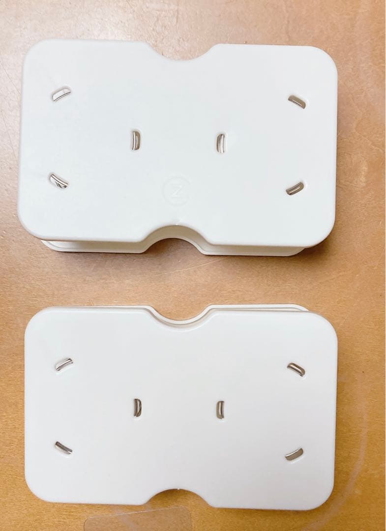 ティッシュケース、ボトムリフト、スプリング　2個セット　ホワイト