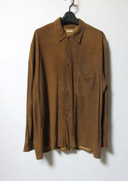 定価24万2000円 COMOLI コモリ スエード シャツ ジャケット 3