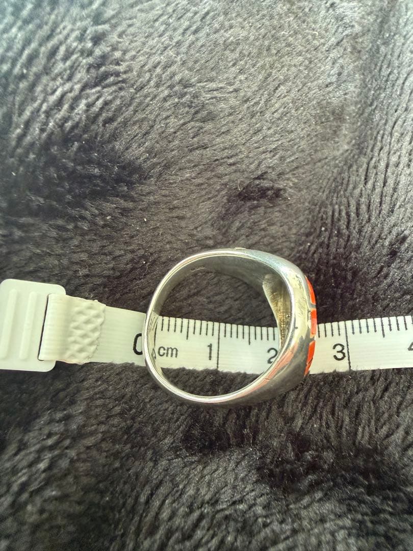 （W）超希少！美品✨SAAD サード インレイワークリングインディアンジュエリー