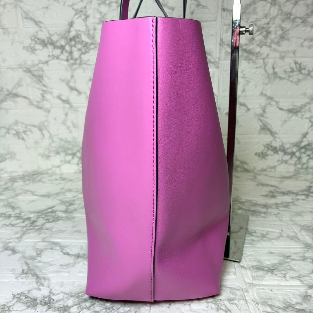 美品　アニヤハインドマーチ　トートバッグ　スマイリー　リボン　ニコちゃん　A4可