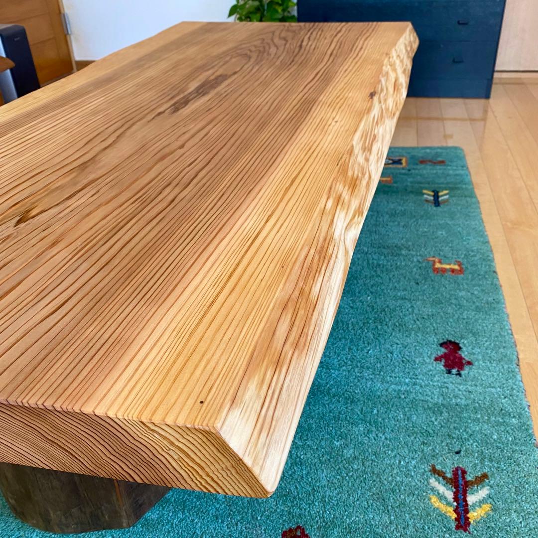 【週末セール】天然木　杉　一枚板　テーブル　無垢　すぎ　108