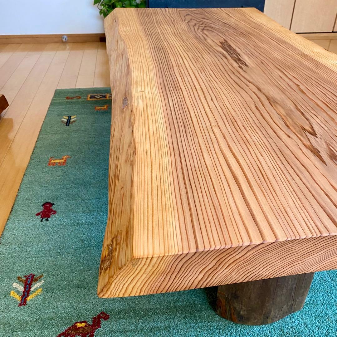 【週末セール】天然木　杉　一枚板　テーブル　無垢　すぎ　108