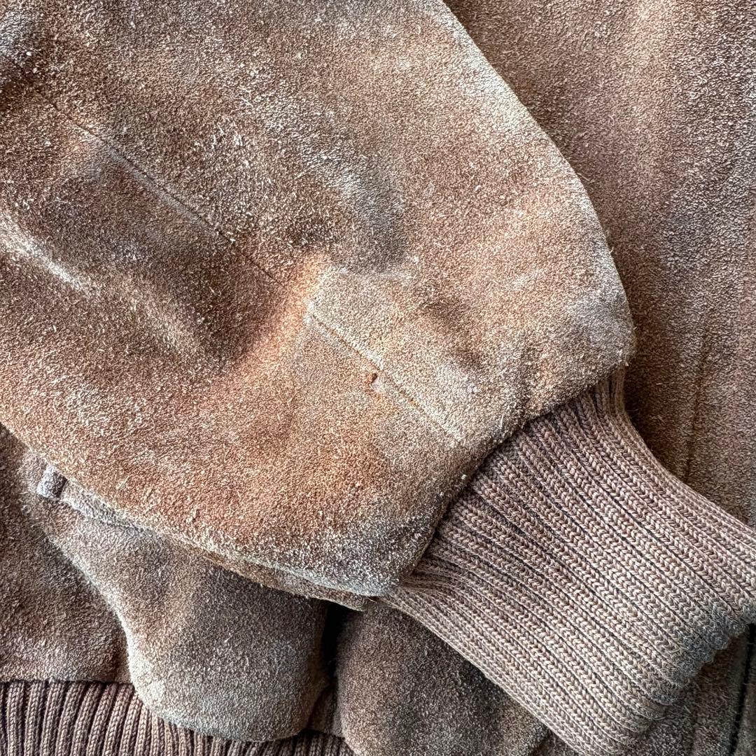 90s polo ralph lauren スエード ハリントンジャケット G9