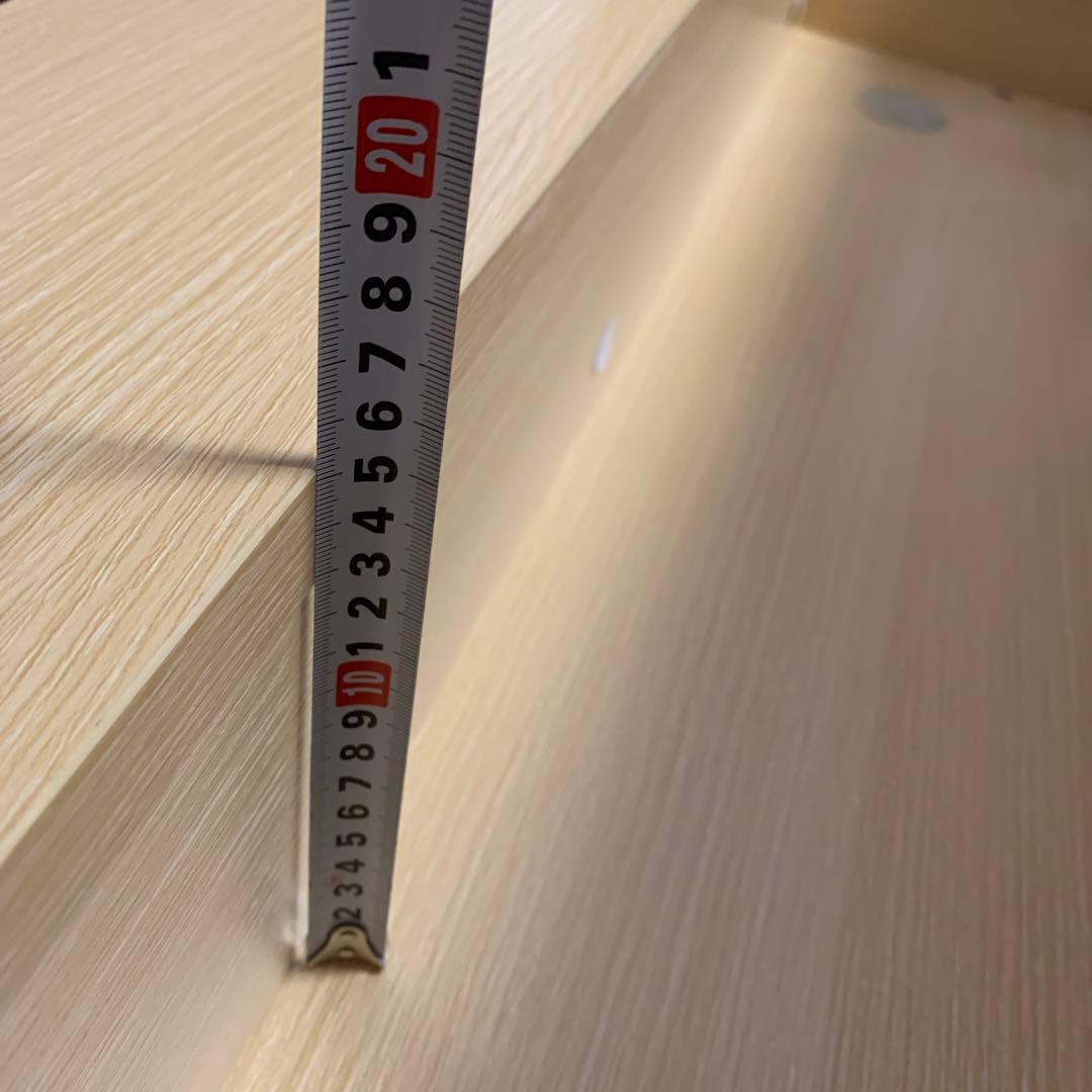 昇降式テーブル　ベージュ　小物置き付き　※4月7日処分予定です