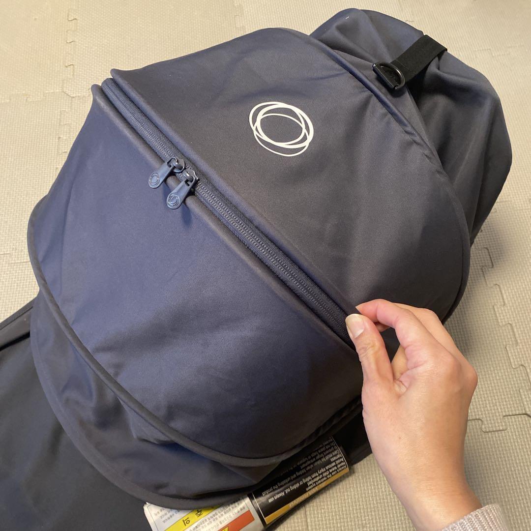 cen美品】バガブー バタフライ ミッドナイトブラック　/レインカバー