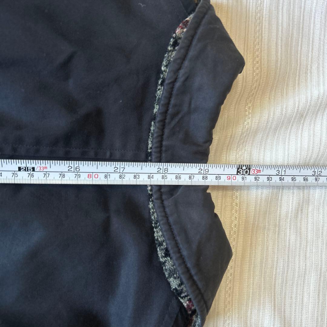 コムデギャルソンオム 03AW田中オム　千鳥格子ウール裏地　ステンカラーコート