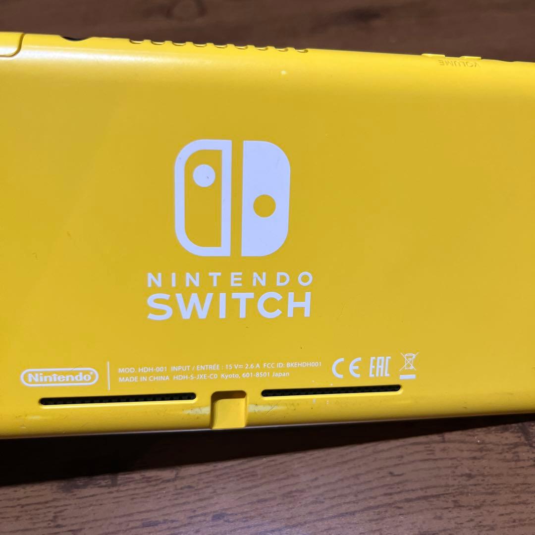 ジャンク品　Nintendo Switch Lite イエロー