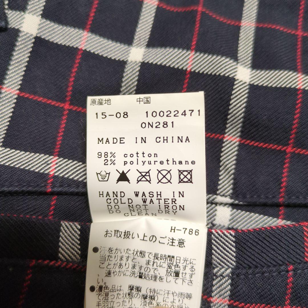 【美品】パーリーゲイツ ゴルフ パンツ ネイビー メンズ チェック 5