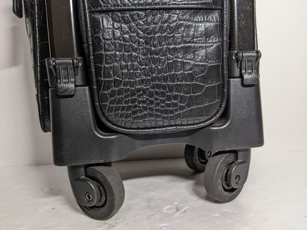 キャリーバッグ SWANY スワニー キャリーバッグ クロコ 型押し 牛革