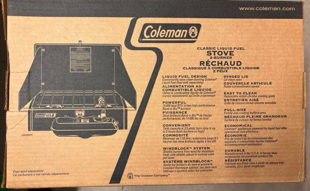 希少品 新品未開封 コールマン ツーバーナー 425