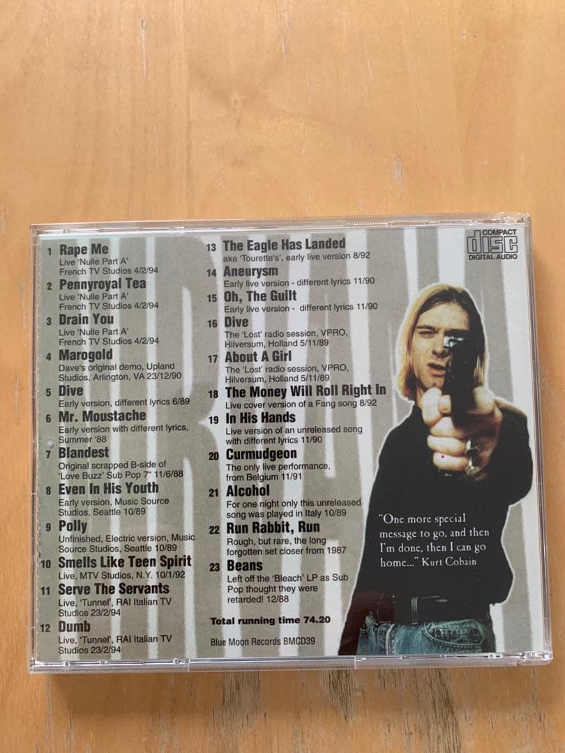 ニルヴァーナ/NIRVANA OUTCESTICIDE シリーズ5CDセット