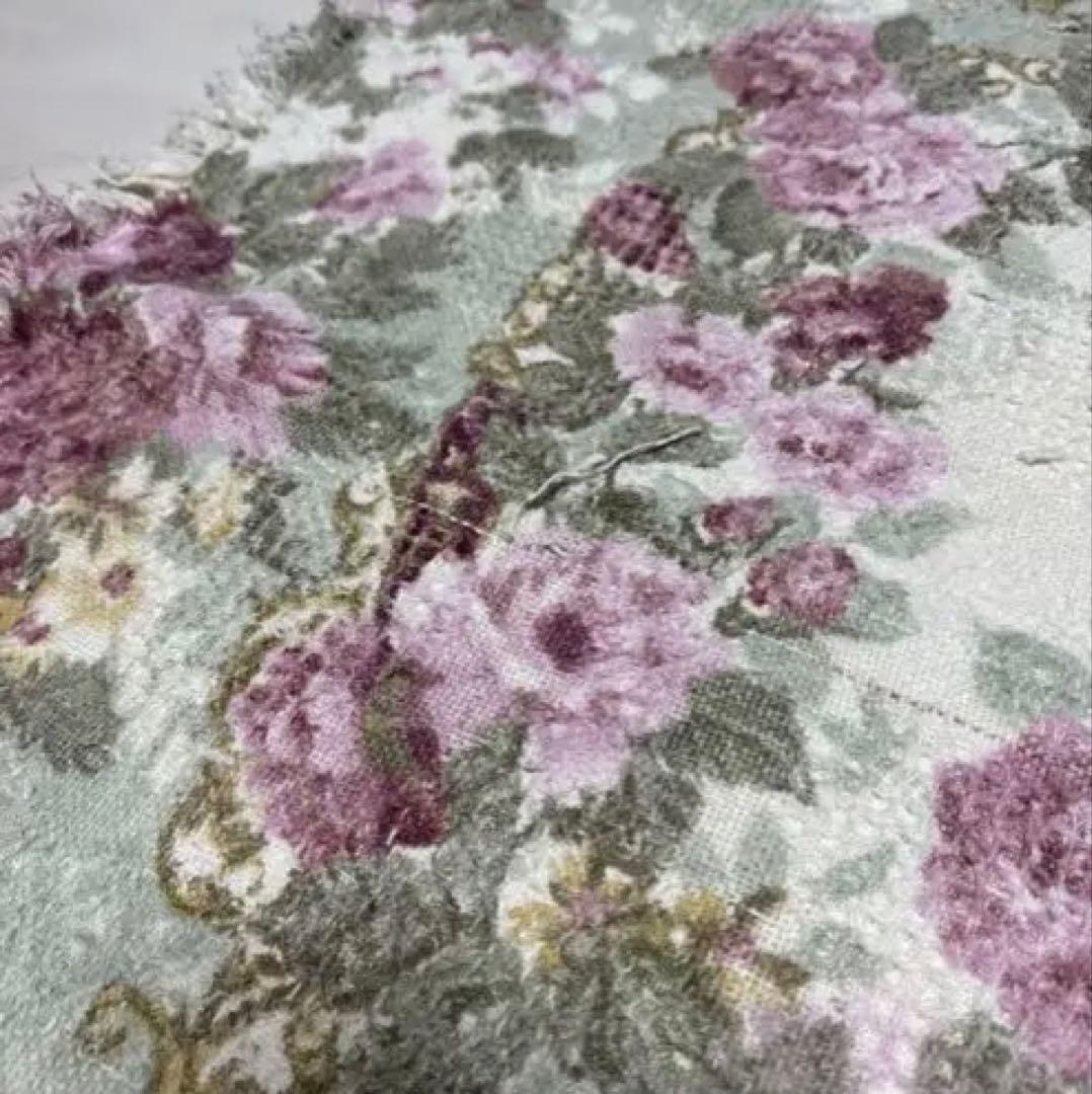 花 ハート マルチカバーソファーカバ － vintageラグ155x124