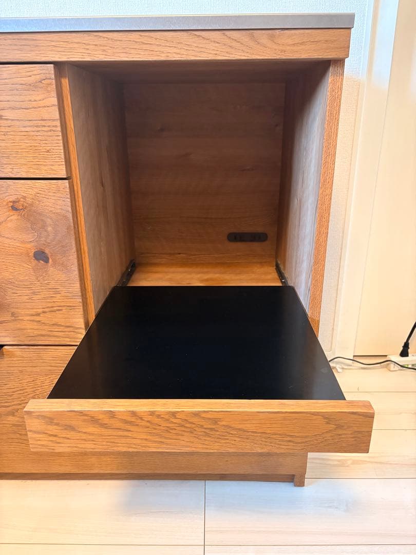 送料込 unico ADDAYキッチンカウンター W820