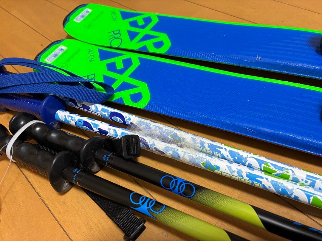 美品140cm ROSSIGNOL スキーセット　靴24or25cm