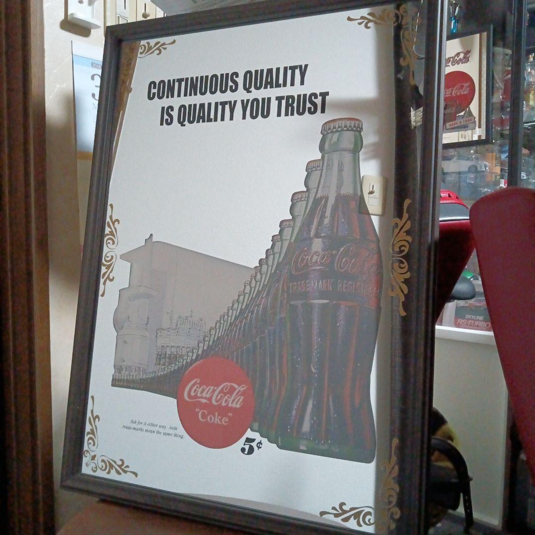 『激レア！極上！』コカコーラ大型パブミラー