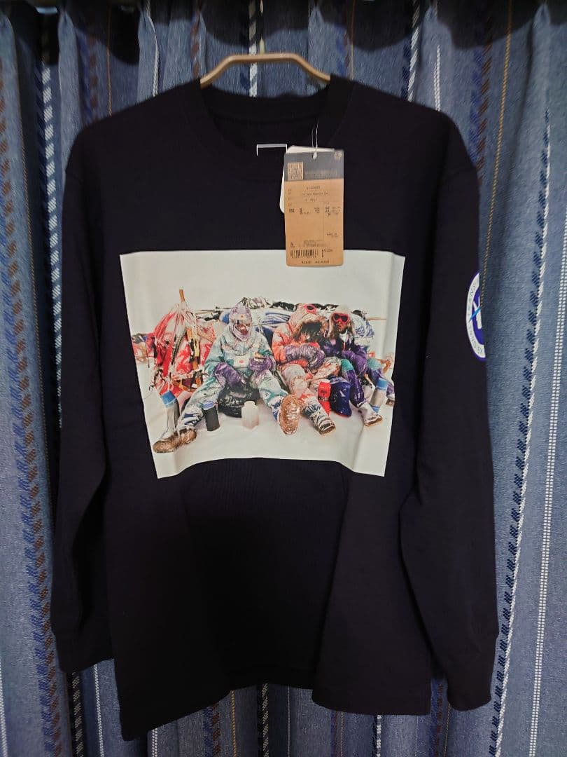 L/S Trans Antarctica Tee M 黒 新品 ノースフェイス
