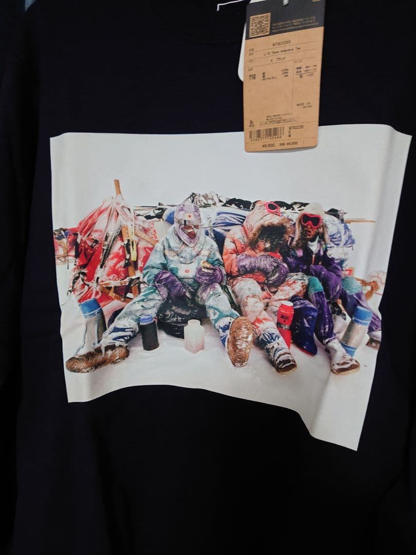 L/S Trans Antarctica Tee M 黒 新品 ノースフェイス