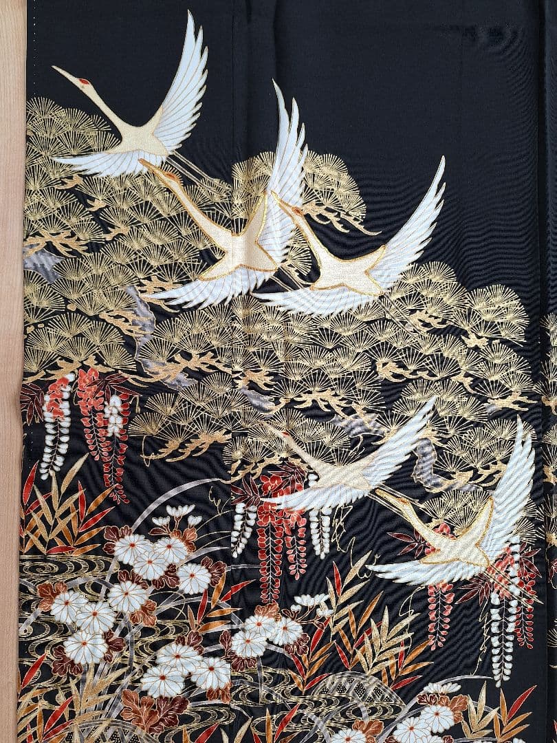 着物リメイクワンピース3643