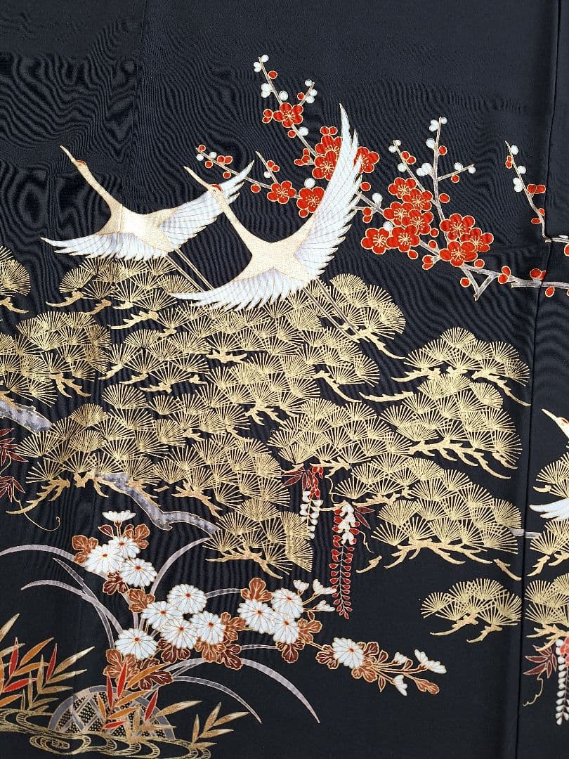 着物リメイクワンピース3643