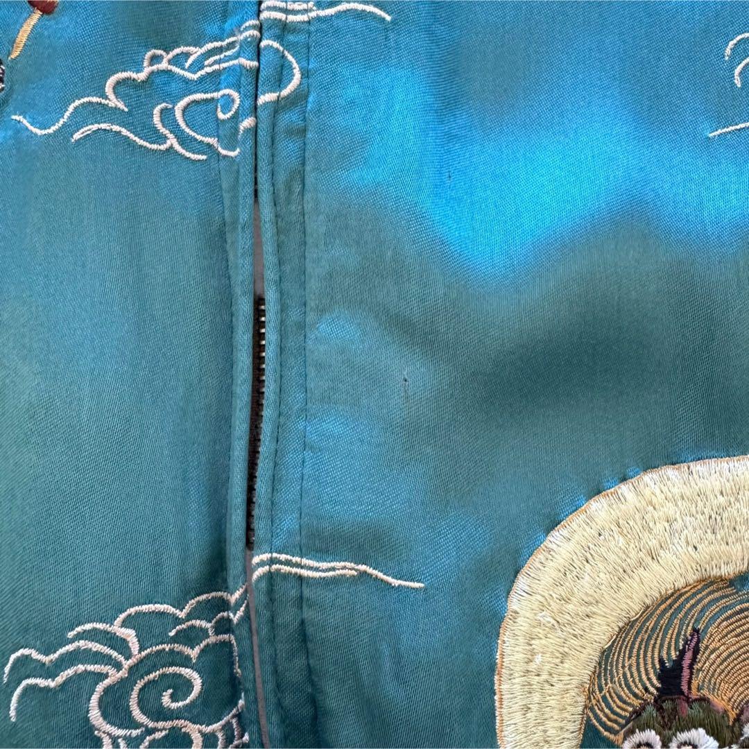 花旅楽団　リバーシブルスカジャン　風神雷神　SCRIPT レーヨン　和柄