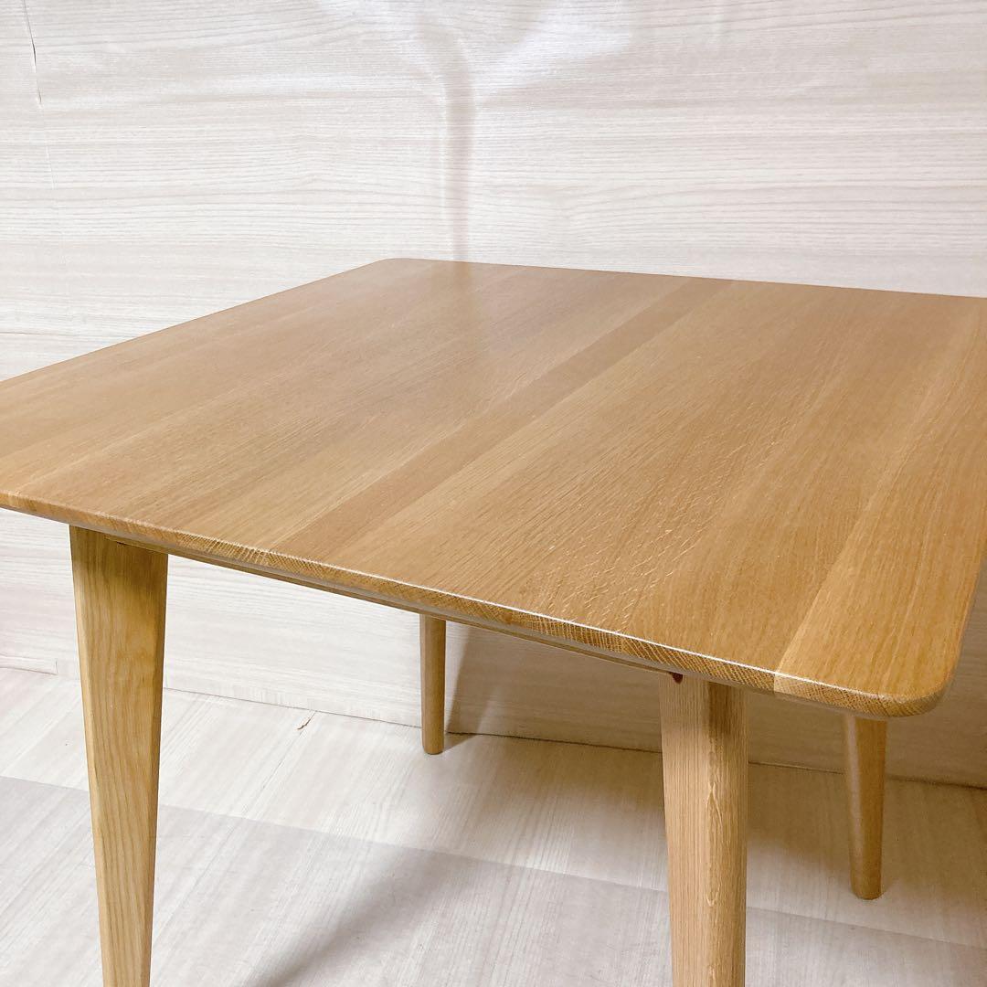 ダイニングテーブル リバー  80 オーク材無垢天然木 椅子 大川家具