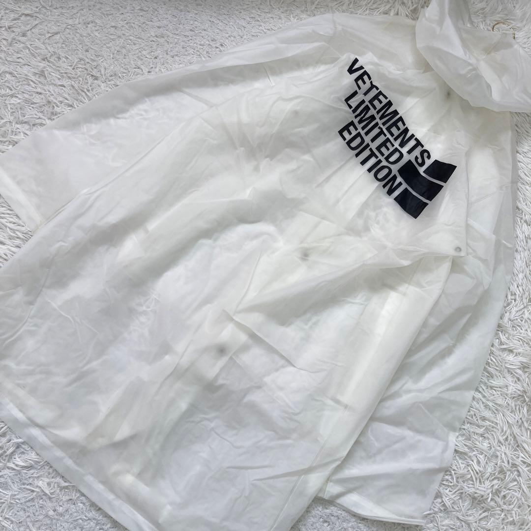 VETEMENTS LIMITEDEDITIONコート クリア 透明 F