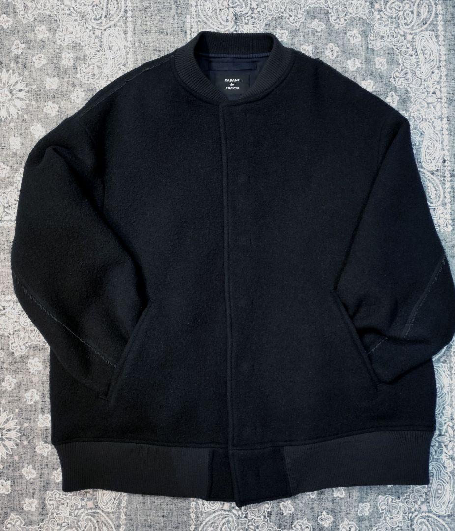 名作 CABANE de ZUCCa ズッカ ウール ジャケット スタジャン