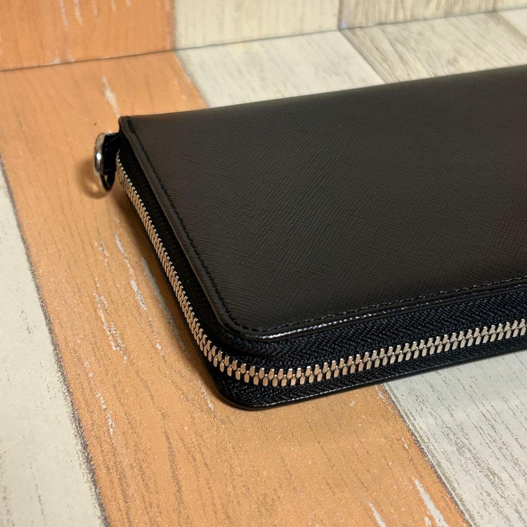 【Roen】ロエン　大容量長財布　レザー　ブラック　クラッチバッグ