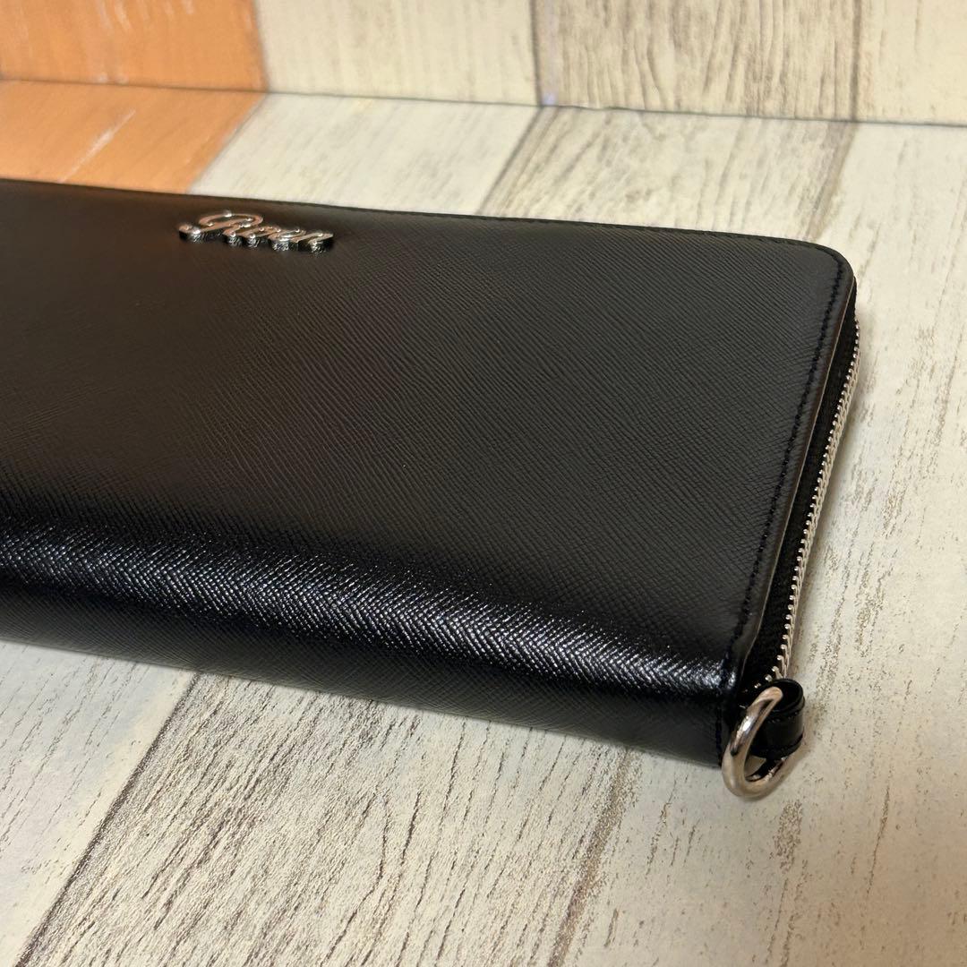【Roen】ロエン　大容量長財布　レザー　ブラック　クラッチバッグ