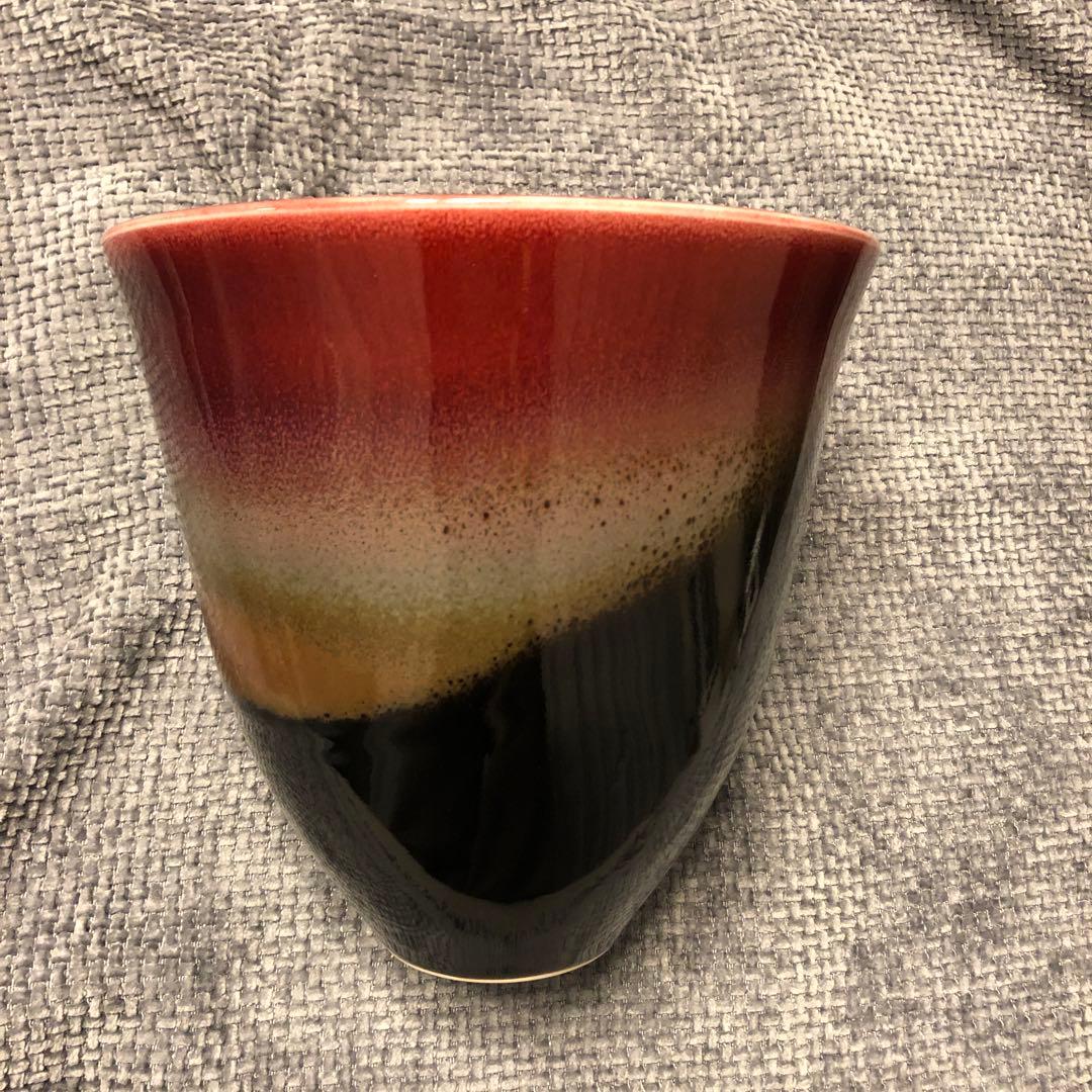 花器 泰明窯　和モダン　グラデーション　大鉢　壺　陶磁器　置物　前田泰昭 作
