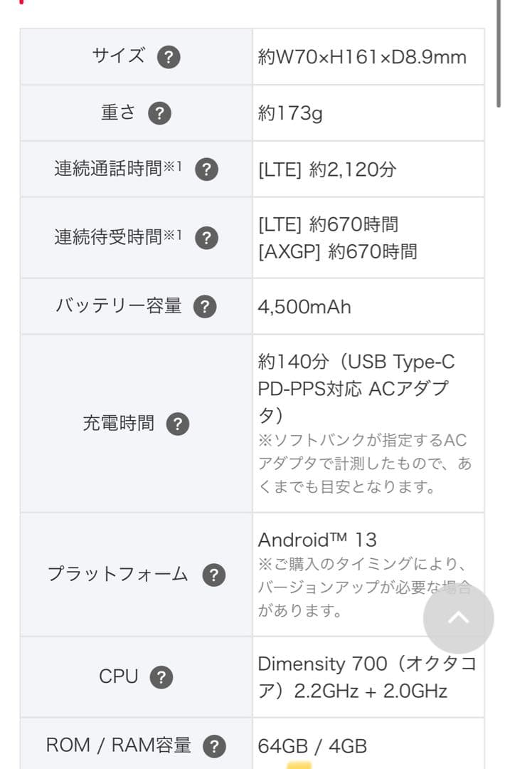 【ryo】簡単スマホ3　マゼンダ　京セラ製　Android アンドロイド