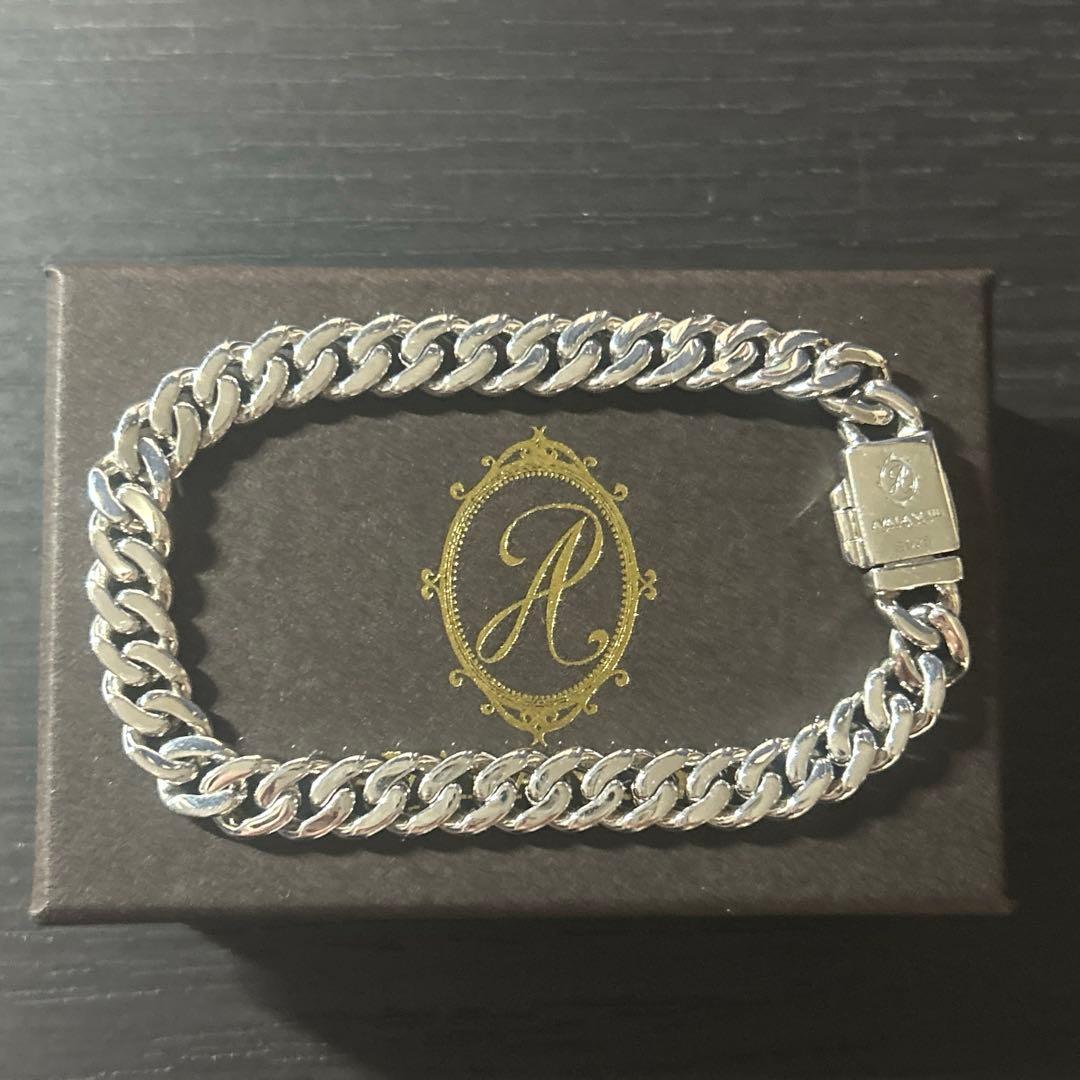 そ*ん様 アヴァランチマイアミチェーンブレスレット　19cm幅7mm シルバー9