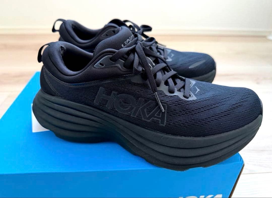 HOKA BONDI8 ブラック　24cm ホカ