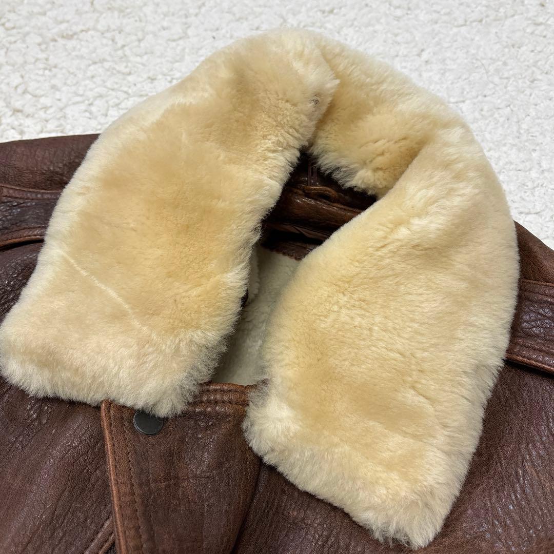 BEIN FOR MARKET フライトジャケット 羊革 襟ムートン 韓国製 L