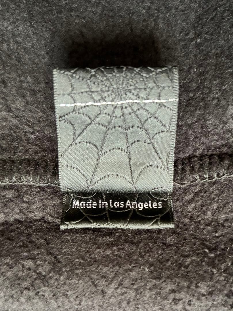 sp5der 星柄プリント フード付きパーカー　新品 Sサイズ