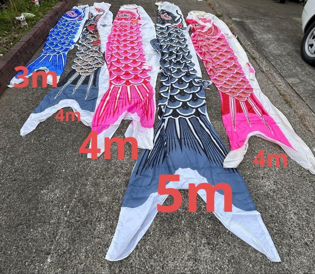 鯉のぼり 5枚セット 五月 子供の日