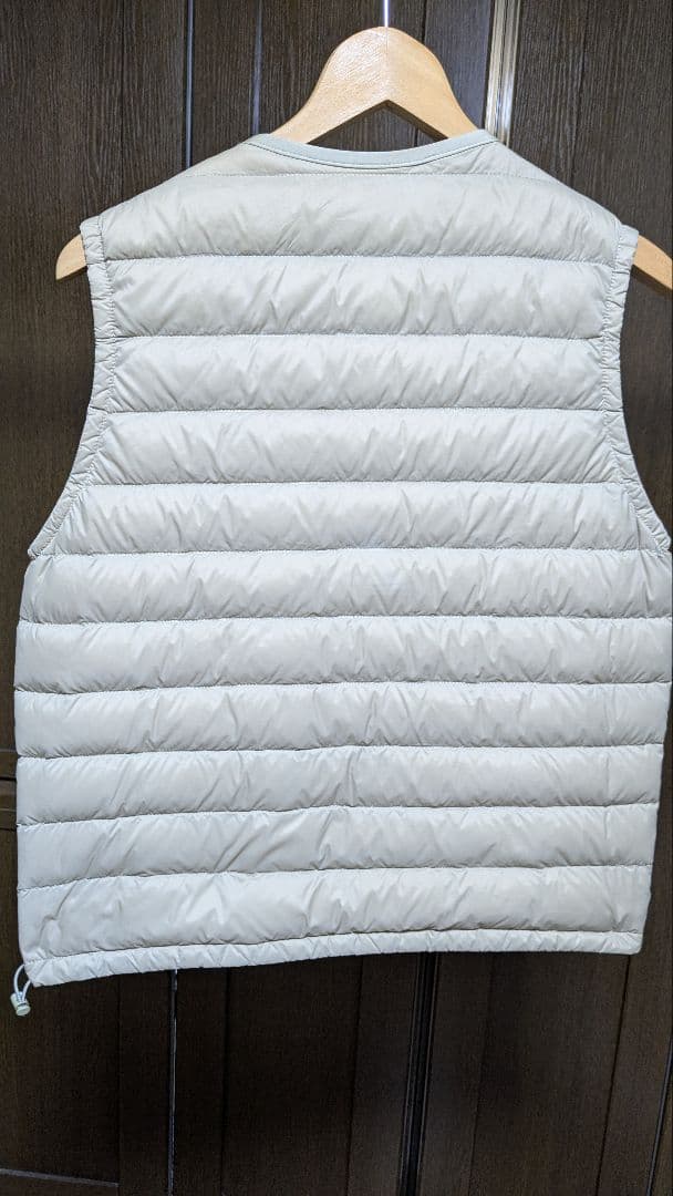 DANTON ベージュ キルティングダウンベスト サイズ36(Sサイズ相当)