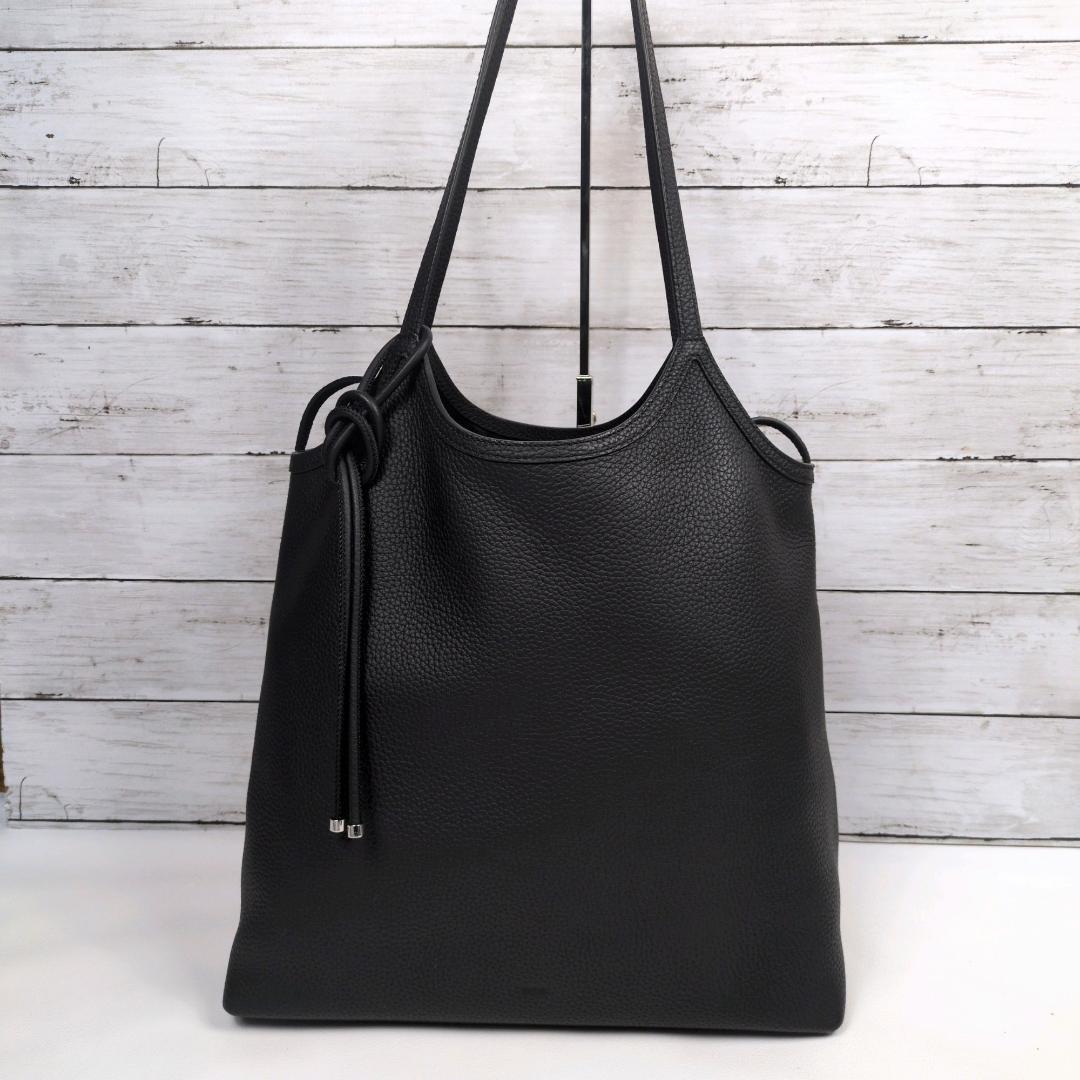 現行 美品 VASIC LOOP ループ ワンハンドル トートバッグ ブラック