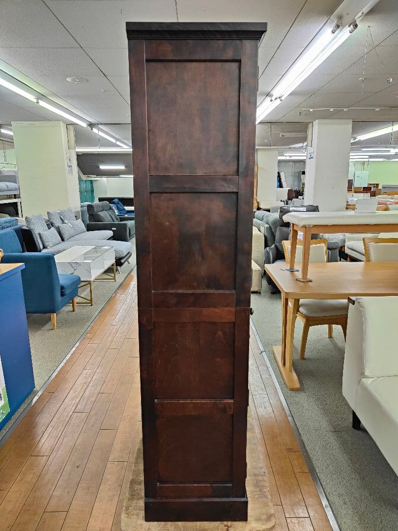 北海道民芸家具 食器棚 カップボード 飾り棚 キャビネット