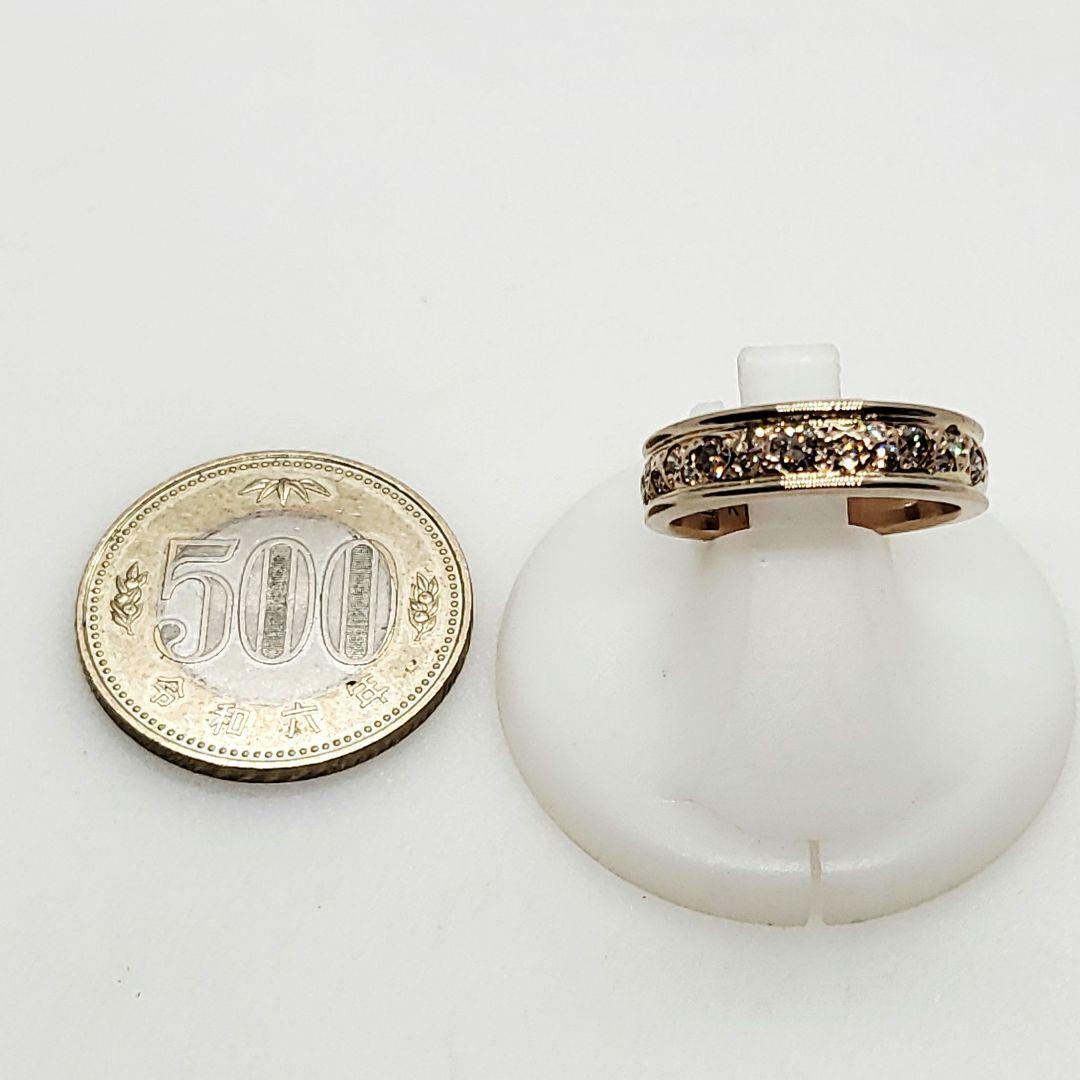 カシケイ K18PG ダイヤ リング