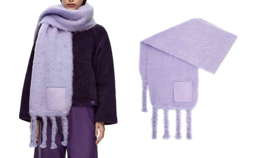 loewe　アナグラム　ロゴパッチ　マフラー