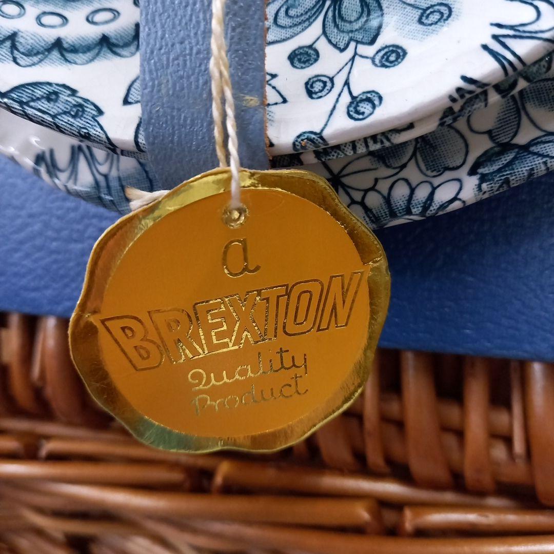 BREXTON　ブレクストン　ヴィンテージ　ピクニックバスケット　2人